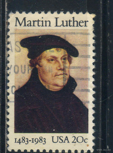 США 1983 500 летие Мартина Лютера #1669