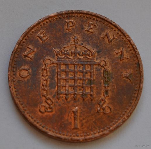 Великобритания 1  пенни, 1988 г.