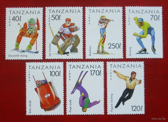 Танзания. Спорт. ( 7 марок ) 1994 года. 2-16.