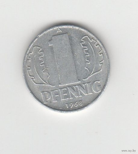 1 пфенниг Германия (ГДР) 1968 А Лот 8377