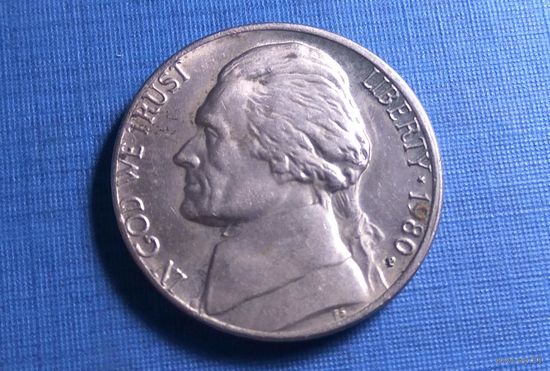 5 центов 1980 P. США.