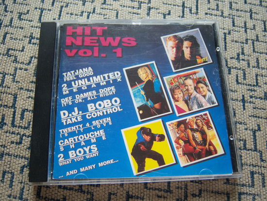 Various - 1993. "Hit News. Vol. I" (SM 0052 CD) Poland
