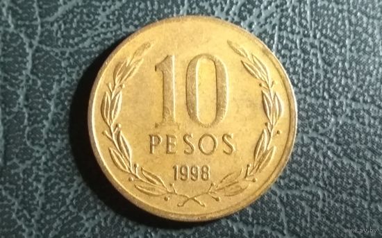 10 песо 1998. Чили.