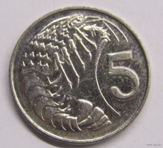 Каймановы острова 5 центов 2005 г