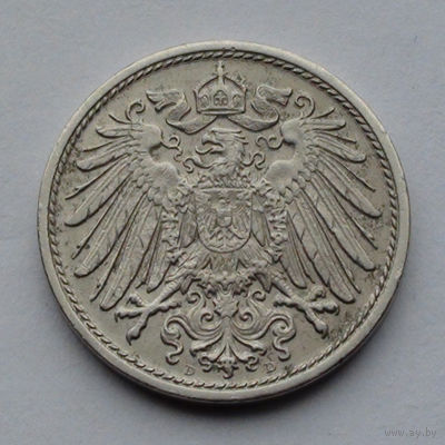 Германия - Германская империя 10 пфеннигов. 1912. D