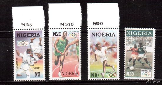 Нигерия-1996 (Мих.666-669) ** , Спорт, ОИ-1996 в Атланте