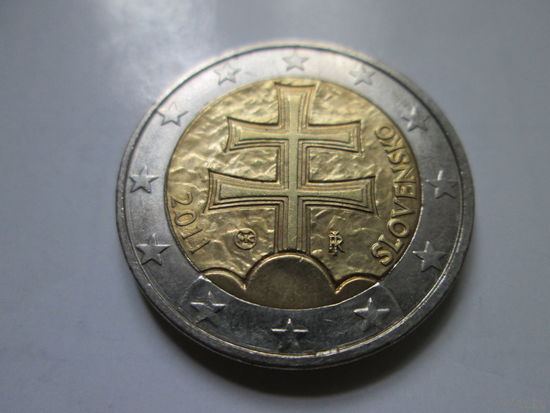 2 евро, Словакия 2011 г., AU