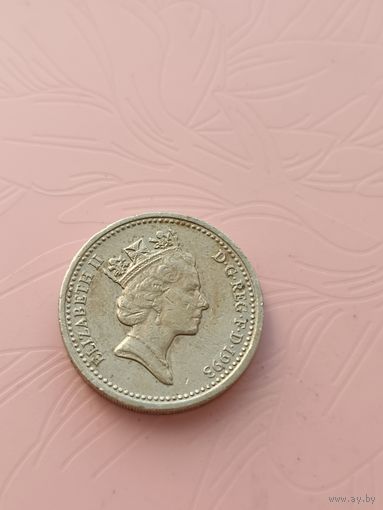 Великобритания 1 фунт 1993г(1)