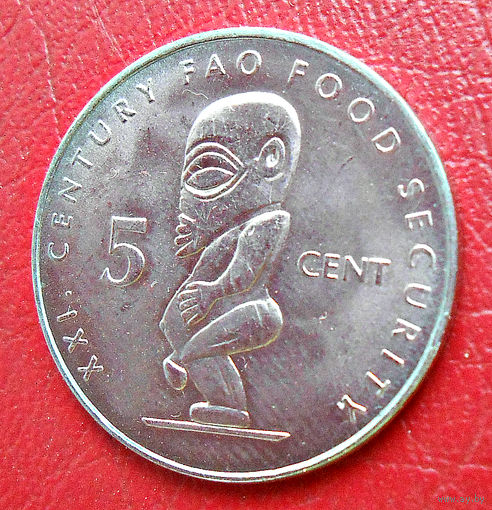 Острова Кука, 5 центов,  2000 г.