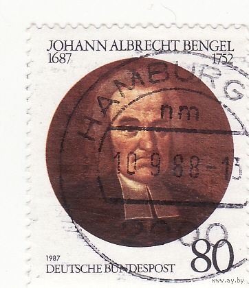 Иоганн Альбрехт Бенгель 1987 год