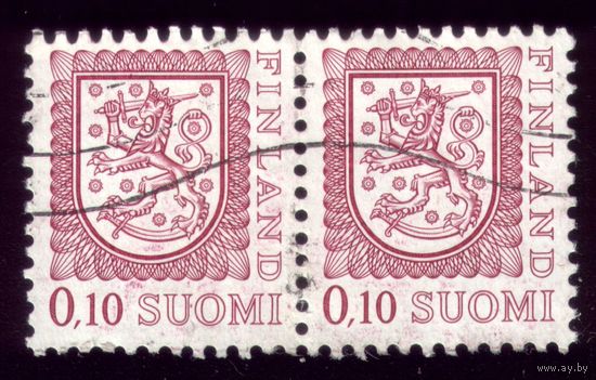 Сцепка из 2 марок 1978 год Финляндия 824
