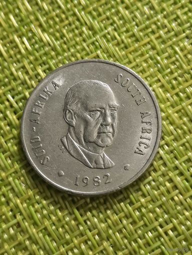 20 центов ЮАР Южная Африка 1982 г