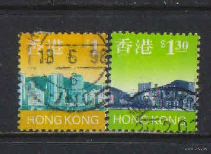 GB Колонии Гонконг Китай 1997 EII Небоскрёбы Стандарт #792,794