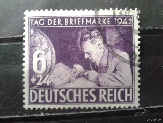 Германия Рейх 1942 День марки, филателия Михель-3,8 евро гаш