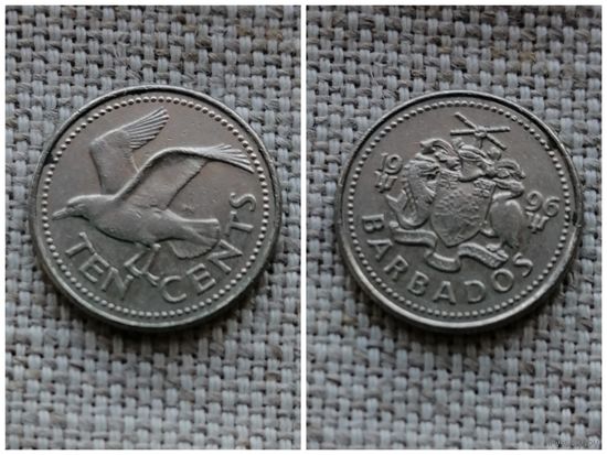 Барбадос 10 центов 1996
