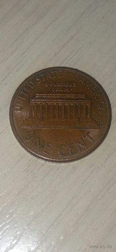 США 1 цент 1990г. Б/б