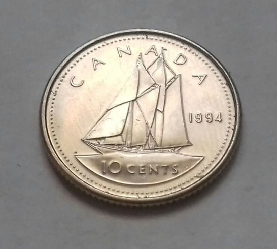 10 центов, Канада 1994 г., AU