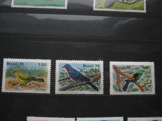 Марки - Бразилия фауна птицы 1978