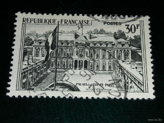 Франция 1959 Архитектура. Елисейский дворец