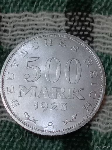 Германия 500 марок 1923А unc.