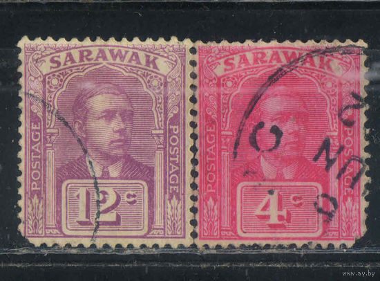 GB Протекторат Малайя Саравак 1918 Чарльз Вайнер Брук Стандарт #52,60