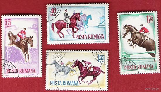 Румыния 1964 Конные виды спорта