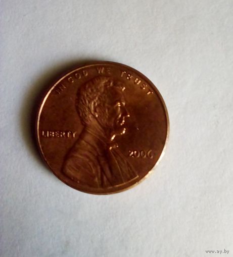 1 цент США 2006 г