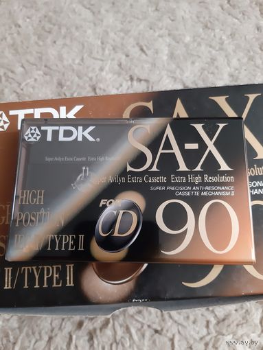 Кассета TDK SA-X FOR CD 90. с блока.