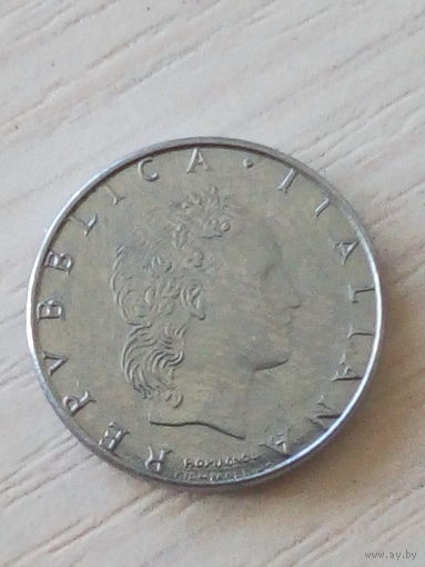 Италия 50 лир 1991г.