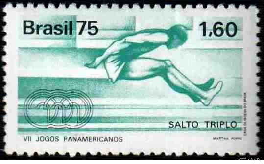 Бразилия 1975 спорт прыжки 7-летию Пан-американских игр - Санто-Доминго, Доминиканская Республика