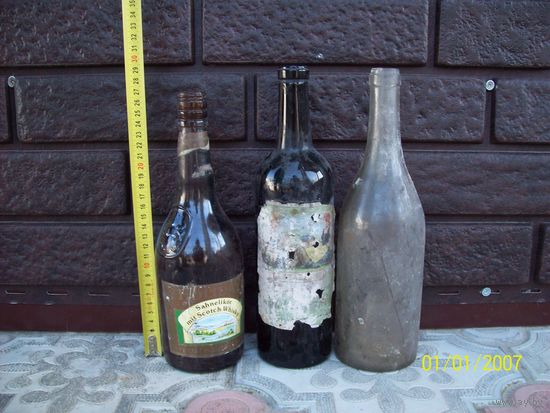 Бутылки винные немецкие 2 ВОВ