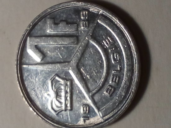 1 франк Бельгия 1989