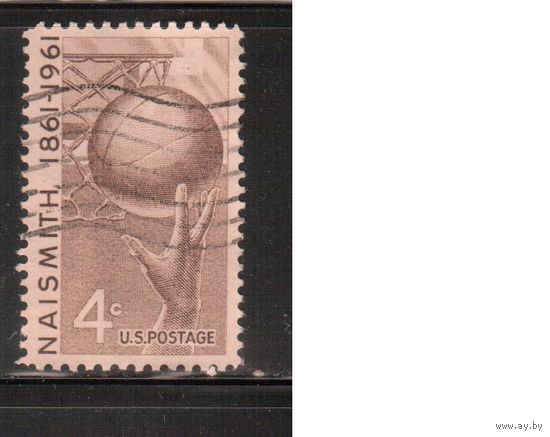 США-1961, (Мих.815) , гаш. ,Спорт, Баскетбол(одиночка)