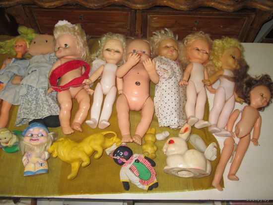 Куклы,игрушки из СССР и не только.С рубля.