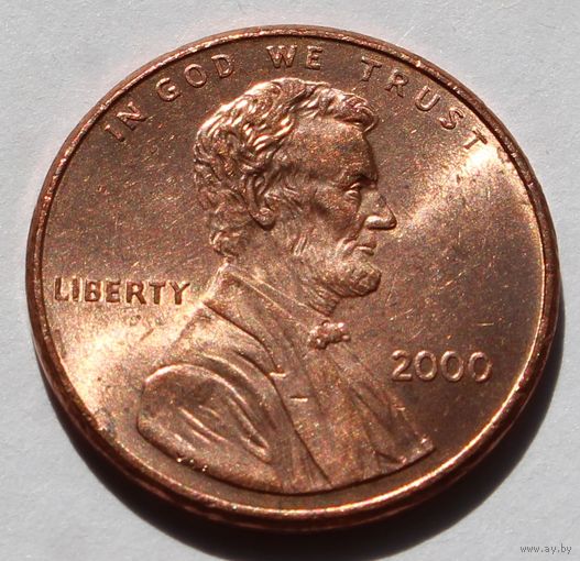 США, 1 цент 2000 г.