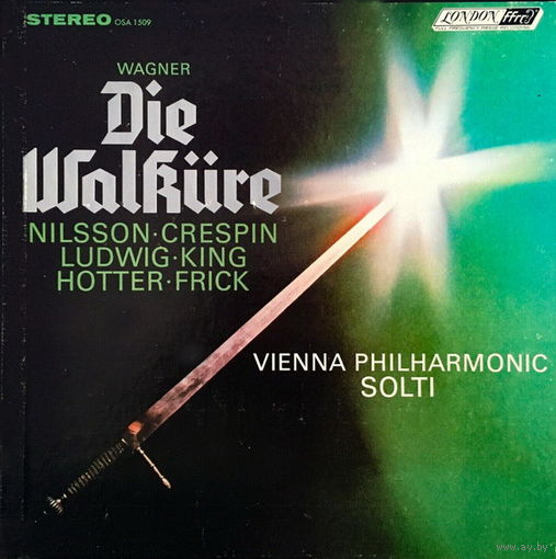 Richard Wagner, Die Walkure, Opera 5LP Box Set, Made in England 1966