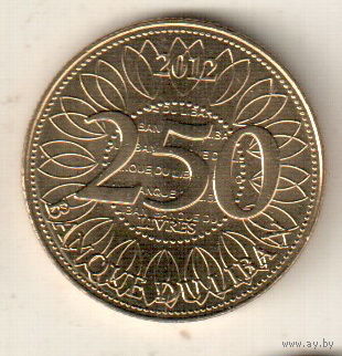 Ливан 250 ливр 2012
