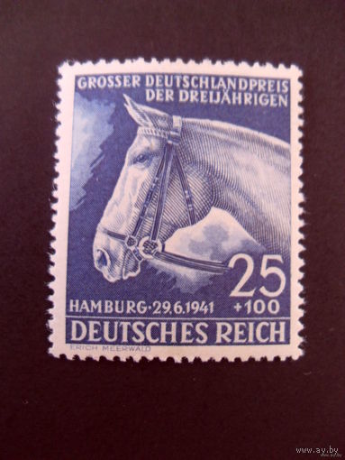 DR Mi.779 Рейх. Германия. 1941 (лошадь)