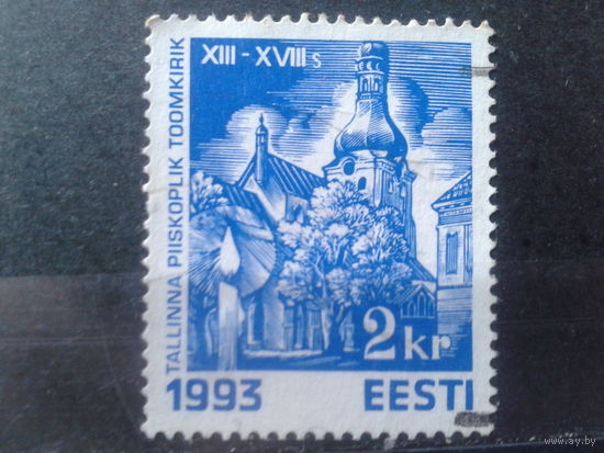 Эстония 1993 Рождество, кирха