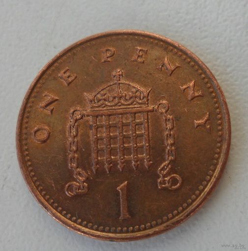 1 пенни Великобритания 2001 г.в.