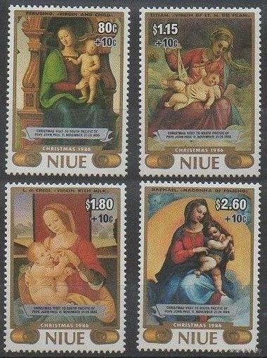 1986 Ниуэ 681-684 Живопись - Итальянская 15,00 евро