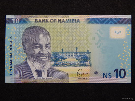 Намибия 10 долларов 2015г UNC