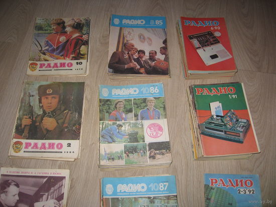 Журналы "РАДИО" СССР. Год выпуска 1976-1992 г. Продается одним лотом 12 шт.