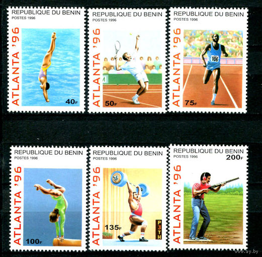 Бенин - 1996г. - Олимпийские игры - полная серия, MNH [Mi764-769] - 6 марок