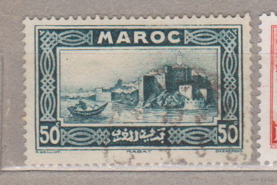 Флот Лодки Французские колонии Архитектура Марокко 1933 год  лот 15