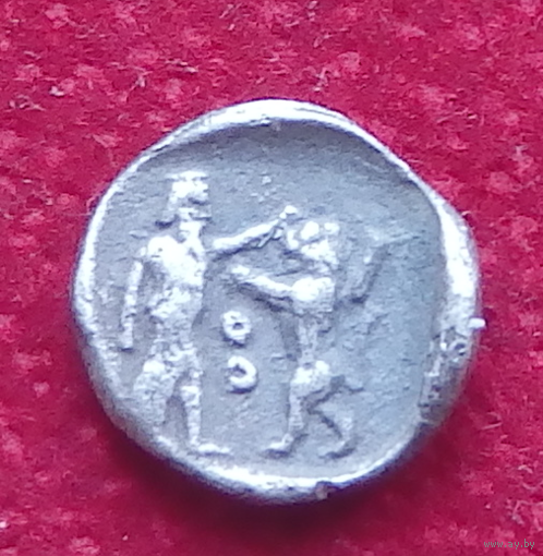 Древняя Греция Серебряный король и Лев Сайда или Тир город греческий персидский OBOL монета