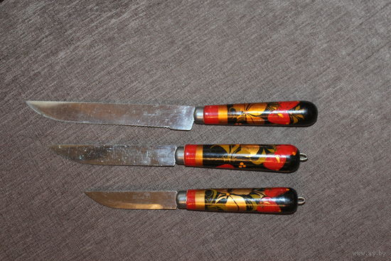 Ножи времён СССР, 3 штуки.
