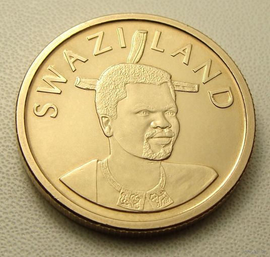 Эсватини "Свазиленд" 1 эмалангени 2011 год KM#60 "Король Мсвати III "Дзелигве Шонгве"