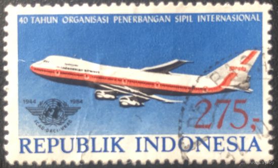 Идонезия. 1984 год. 40-летие ИКАО International Civil Aviation Organization. Mi:ID 1159. Гашеная.