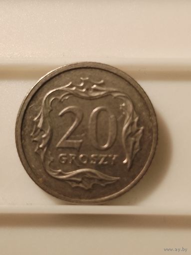 20 грошей 1992 г. Польша